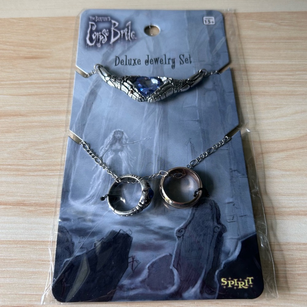 NEW Corpse Bride Deluxe Jewelry Set